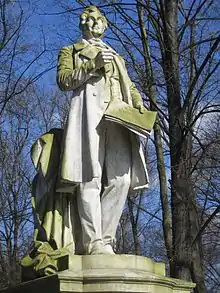 Statue du compositeur Albert Lortzing à Berlin