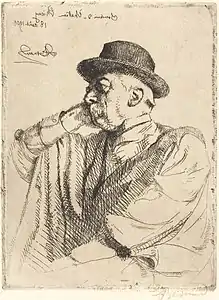 Albert Besnard, Edmond Pigalle, 1908, Washington, NGA.