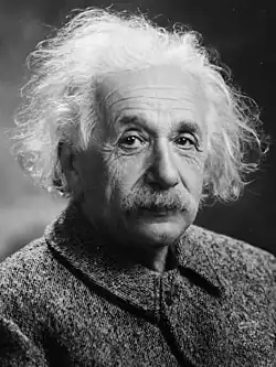 Albert Einstein, physicien.