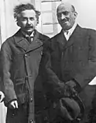 Albert Einstein et Chaim Weizmann, 1921.