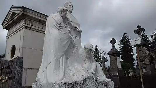 Albert Pasche Famille Pasche monument funéraire cimetière des Chaprais (Vue 1) (Août 2021).