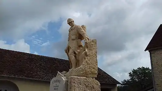 Albert Pasche monument aux morts d’Étrabonne (Vue 1) (Août 2021).