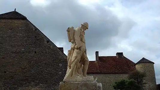 Albert Pasche monument aux morts d’Étrabonne (Vue 2) (Août 2021).