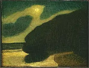 Albert Pinkham Ryder, Moonlit Cove, 1890.