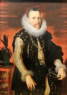 Rubens (1577-1640), Portrait de l'archiduc Albert, régent des Pays-Bas, 1609.