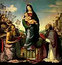 Madone à l’Enfant avec saint Jérôme et saint Zenobe