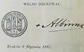 signature d'Albin Dunajewski