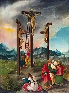 Crucifixion, vers 1526, Gemäldegalerie, Berlin.