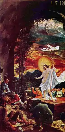 La Résurrection de Jésus-Christ par Altdorfer.