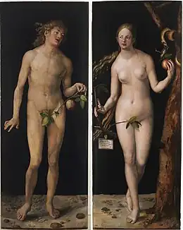 Adam et Ève, Albrecht Dürer.