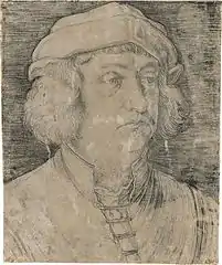 Albrecht Dürer, Portrait de Kaspar Nützel, 1517.