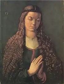 Jeune fille aux cheveux dénoués, 1497.