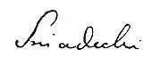 signature de Jędrzej Śniadecki