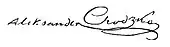 signature d'Alexandre Chodzko