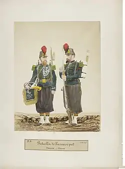 Image illustrative de l’article Chasseurs à pied de la Garde impériale