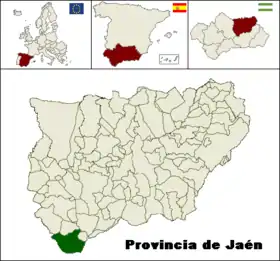 Localisation de Alcalá la Real