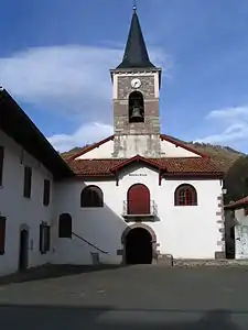 L'église Notre-Dame d'Aldudes.