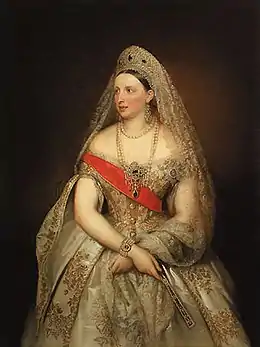 Portrait de la grande-duchesse Alexandra Petrovna.