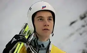 Alexey Romashov aux Mondiaux de Val di Fiemme en 2013.