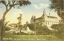 La fontaine en son lieu d'origine.