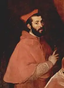 Alexandre Farnèse, archevêque et cardinal-légat d'Avignon.