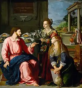 Christ, Marthe et Marie1605, Vienne
