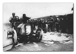 Cagno à la Targa Florio 1906 sur Itala.