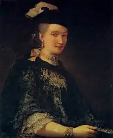 Portrait de dame, vers 1770Musée des Offices