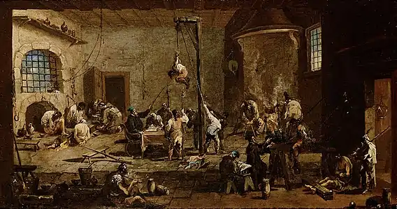 Interrogatoire en prison1710-1720Kunsthistorisches Museum, Vienne (Autriche)