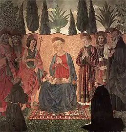 Retable Cafaggiolo, v.1454Musée des Offices