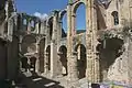 Ruines de l'abbaye d'Alet-les-Bains.