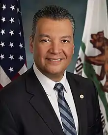 Le sénateur junior de Californie Alex Padilla.