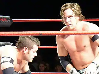 Alex Shelley et Chris Sabin en 2008.