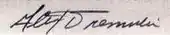 signature d'Alex Tremulis