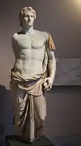 Portrait d'Alexandre en Apollon, époque hellénistique,musée archéologique d'Istanbul.