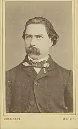 photo : portrait de Dreyschock, à la grosse moustache