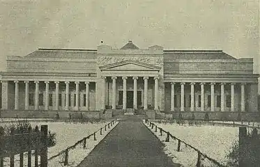 Le bâtiment en 1912, juste avant l'inauguration.