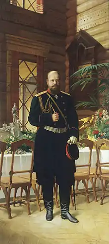 Portrait d'Alexandre III (1896), Musée historique d'État de Moscou