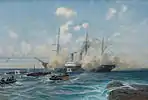 Les bateaux à vapeur de la flotte impériale prussienne (1856)
