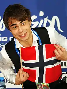 Description de l'image Alexander Rybak at the Eurovision press conference.jpg.