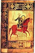 Alexandre dans le Liber floridus, XIIe siècle.