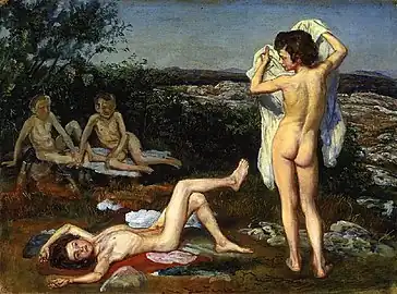 Baignade de quatre garçons (1824)