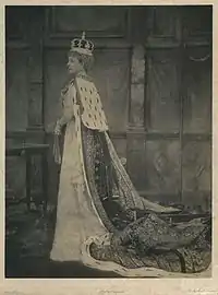 La reine Alexandra de Danemark, 1902.