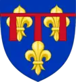Armoiries comme fils de France (1559-1573).