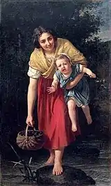 Jeune mère et son enfant (1879), localisation inconnue.