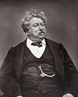 Photographie représentant Alexandre Dumas.