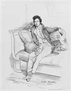 Alexandre Dumas père, 1829