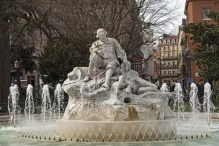 Monument à Goudouli (1898), Toulouse, place Wilson.