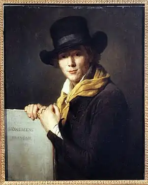 Portrait d'Alexandre Lenoir (1796), Paris, musée Carnavalet.