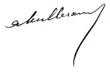 Signature de Alexandre Millerand